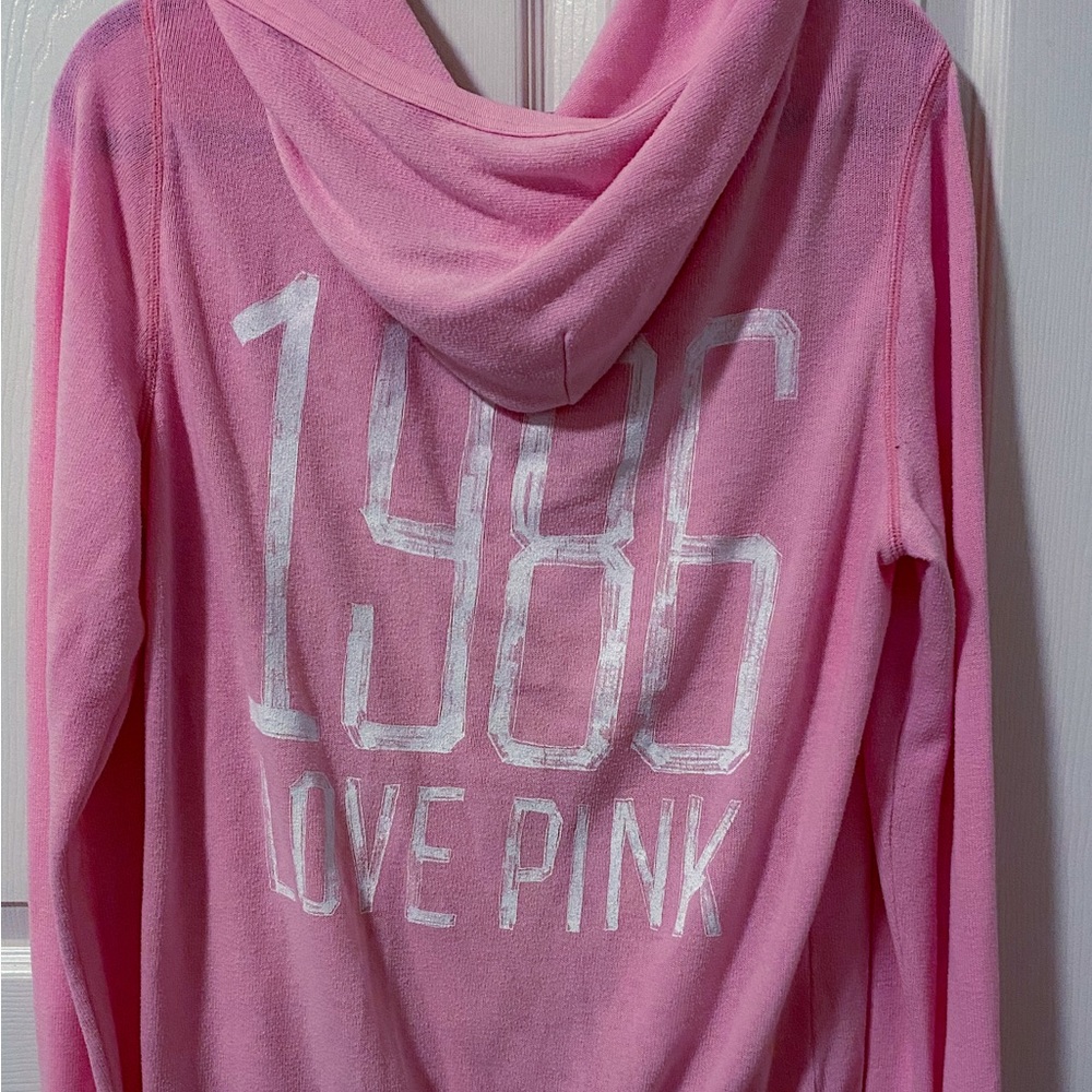 PINK brand zip up hoodie Oversized